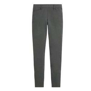 J.Crew Gigi Pant Charcoal Gray Heather Ponte Knit Legging Trousers Size 16
